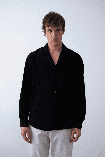 Alternative view of Textured Long Sleeve Shirt