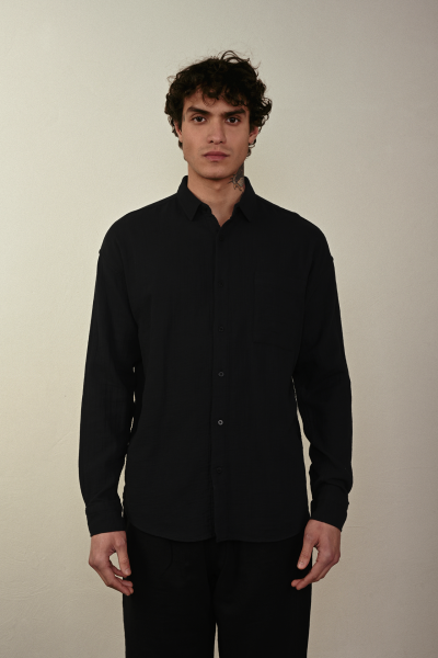 Textured Cotton Shirt