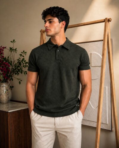 Textured Polo Shirt